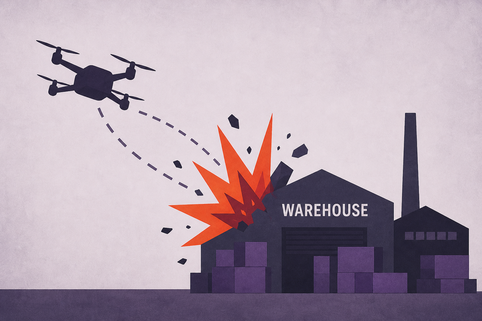 At Least 6 Dead After Ukrainian Drones Hit Wildberries Warehouses and Industrial Facility