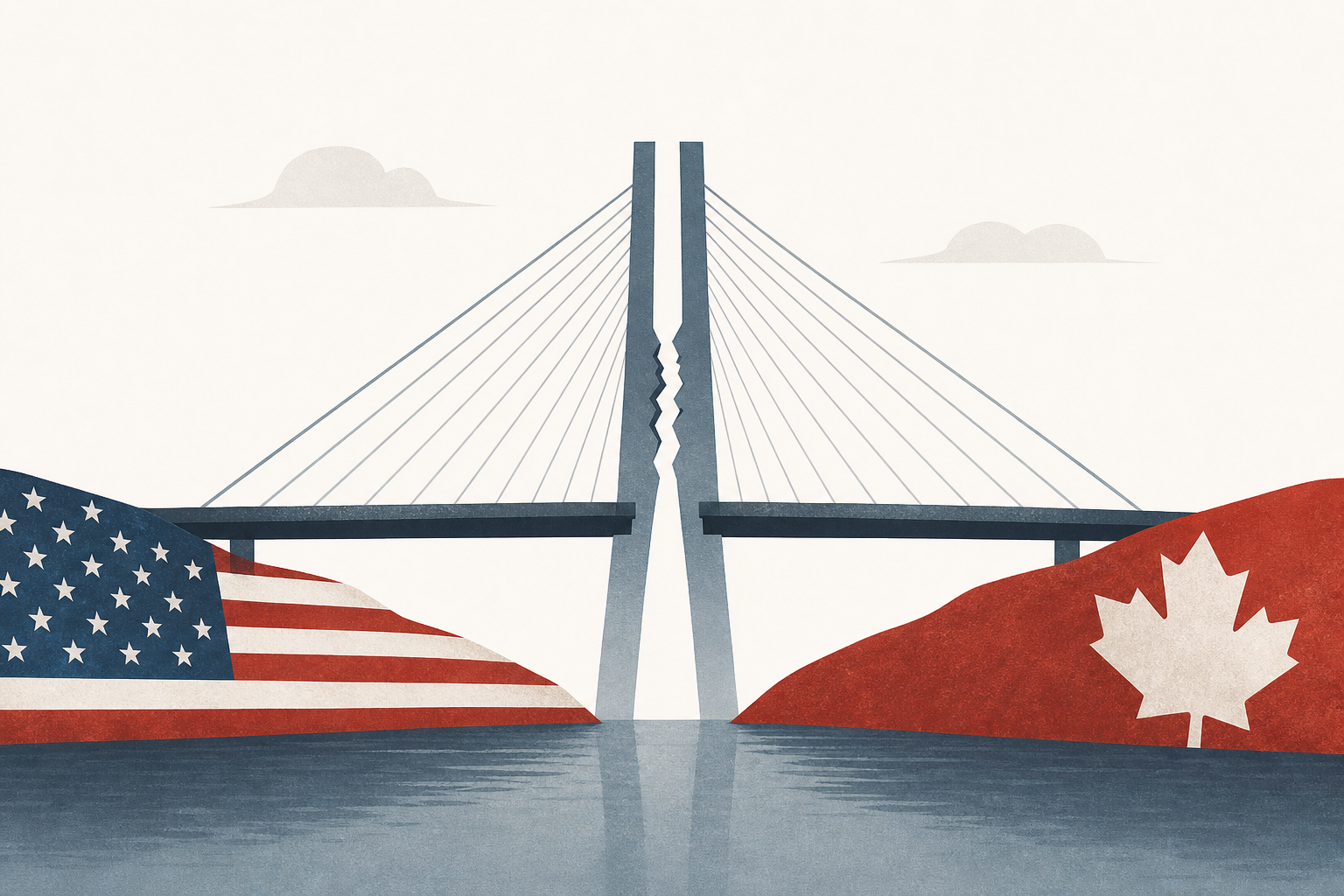 How the Gordie Howe bridge became a symbol of a strained US