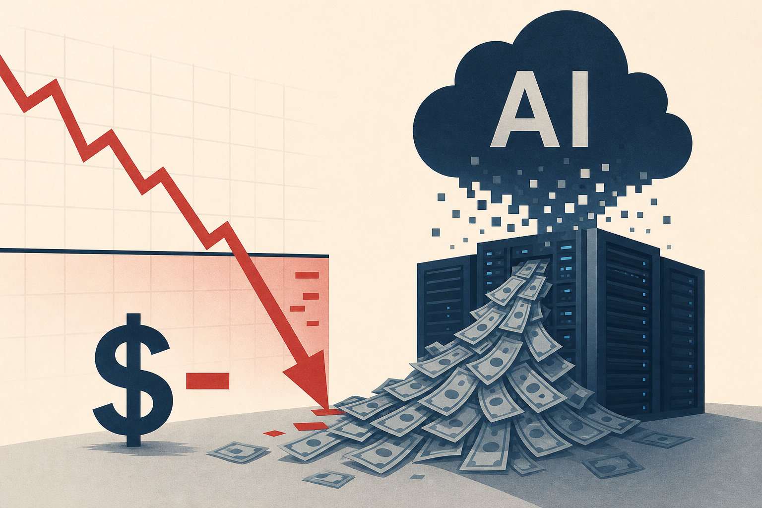 Google just had its first negative cash flow quarter due to massive AI spending