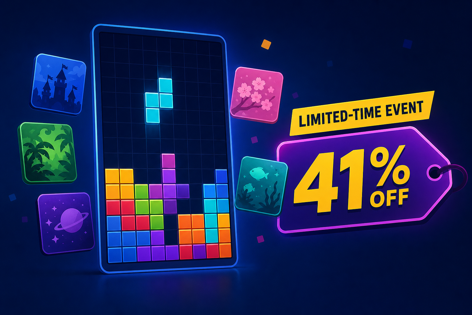 Tetris 99 Discounts 41 Collab Themes In New Limited-Time Event