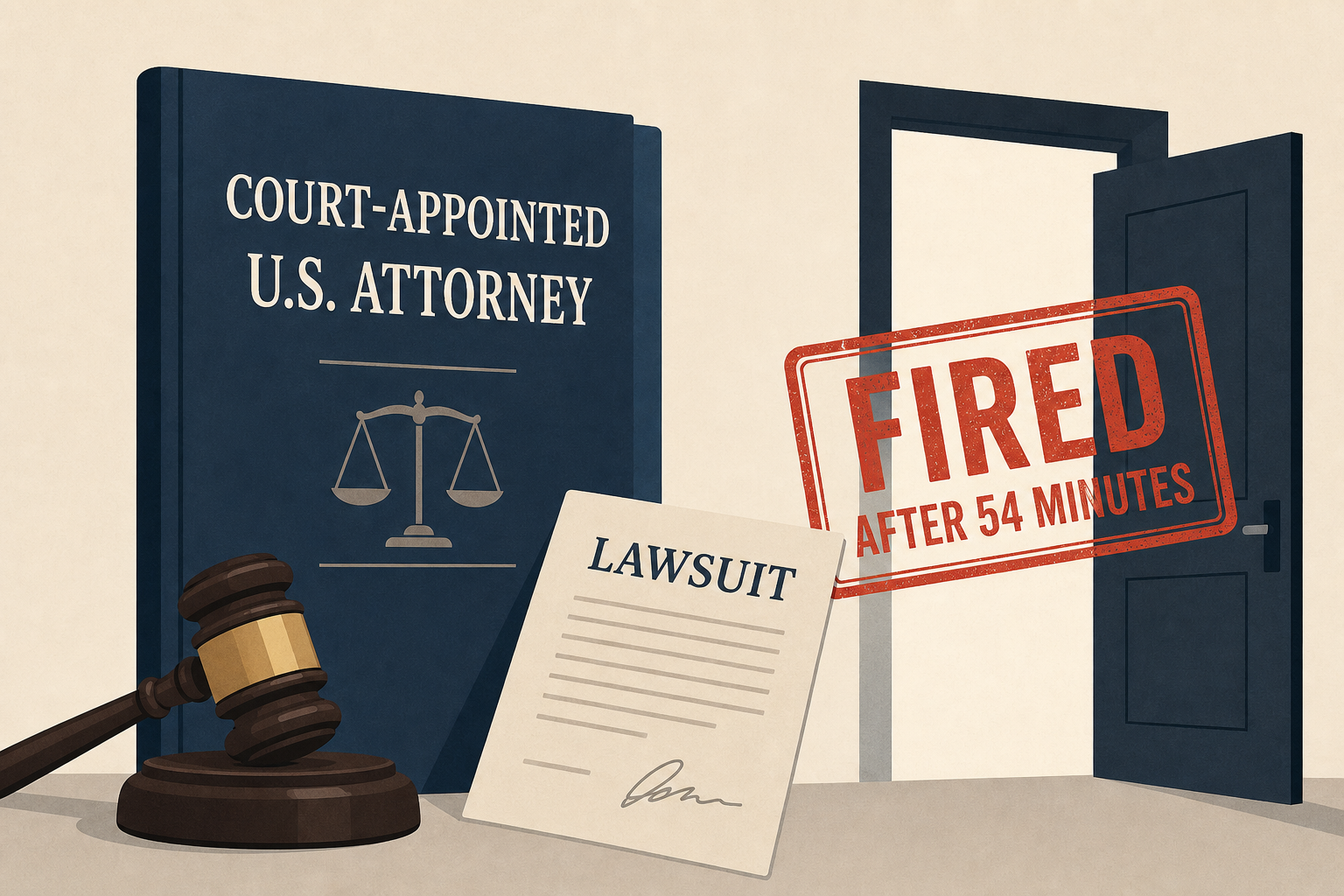 Court-appointed U.S. attorney sues Trump over firing after 54 minutes