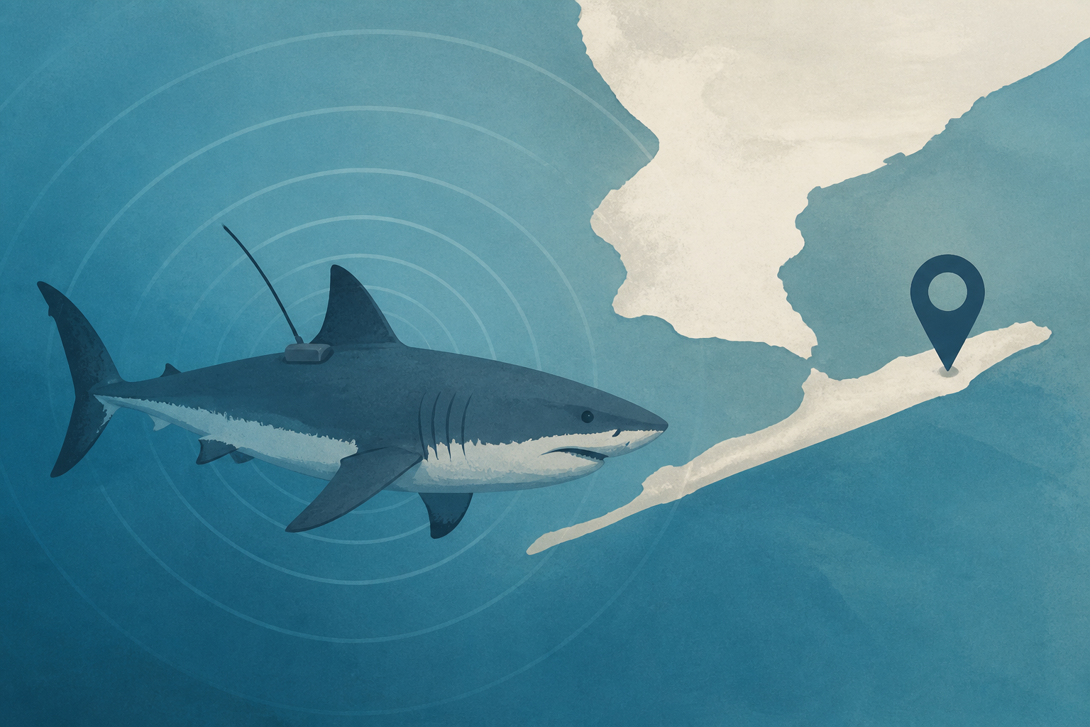 12-foot great white shark 'Ernst' tracked near Montauk