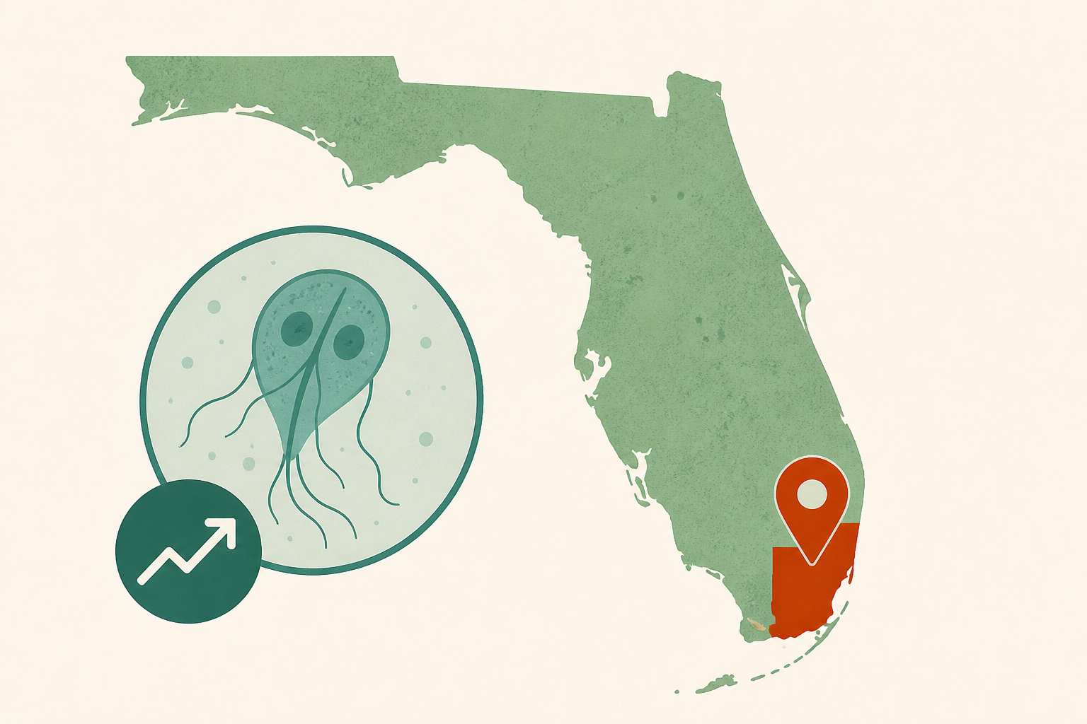 Cases of diarrhea-causing parasite rise in Florida, with Miami-Dade leading in confirmed cases