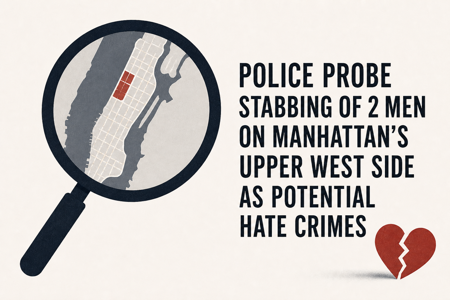 Police probe stabbing of 2 men on Manhattan's Upper West Side as potential hate crimes