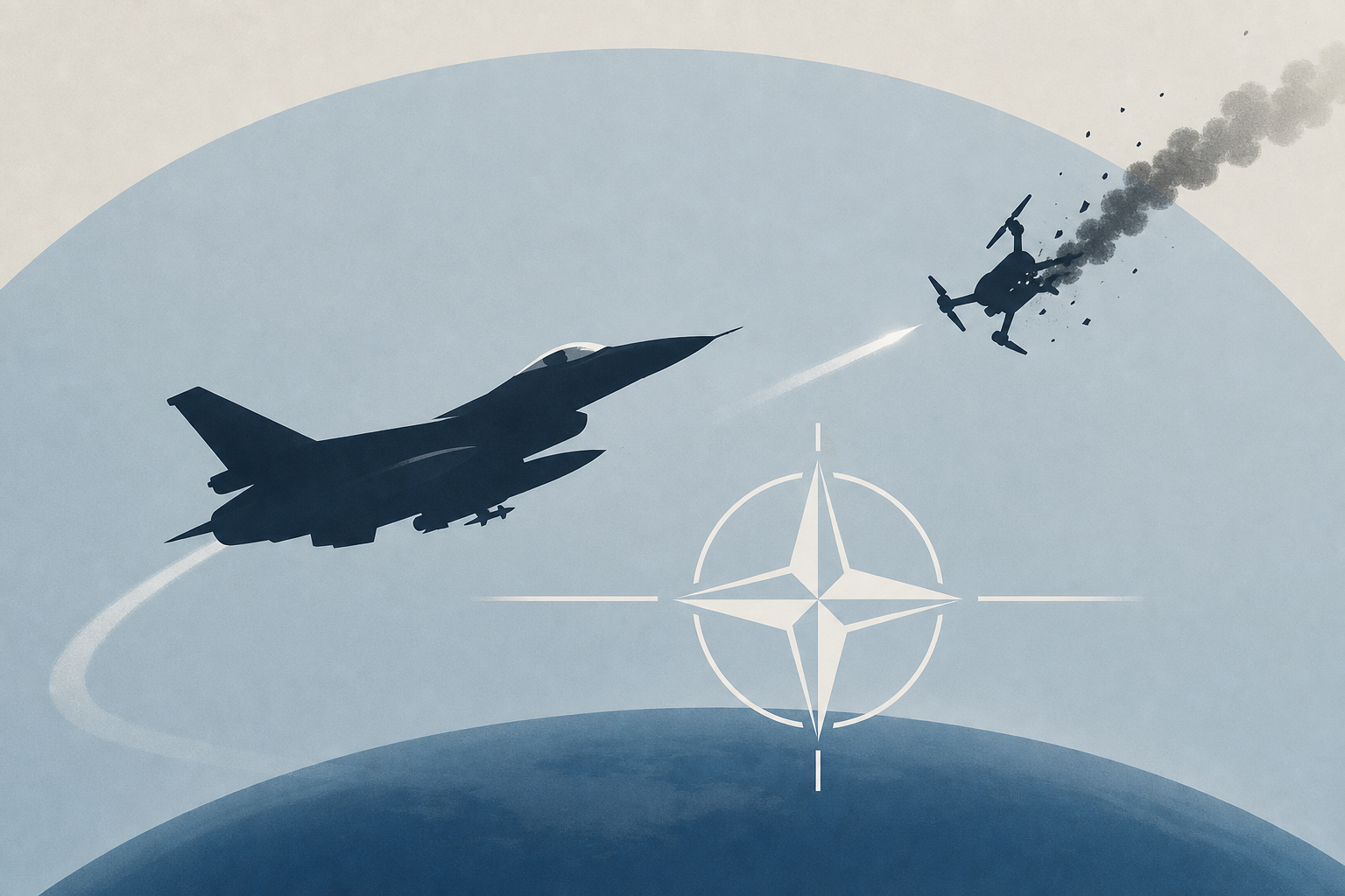 Romania's F-16 shoots down drone in first NATO airspace intercept