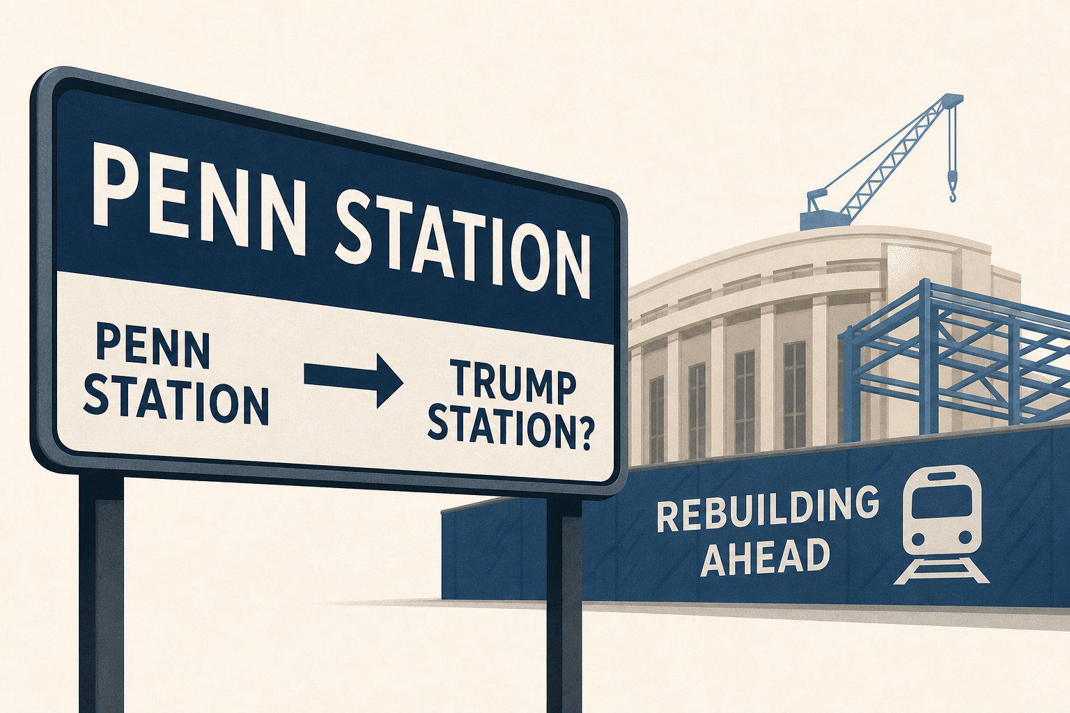 Trump Station? Feds ask to rename Penn Station as Amtrak pushes ahead with rebuild.