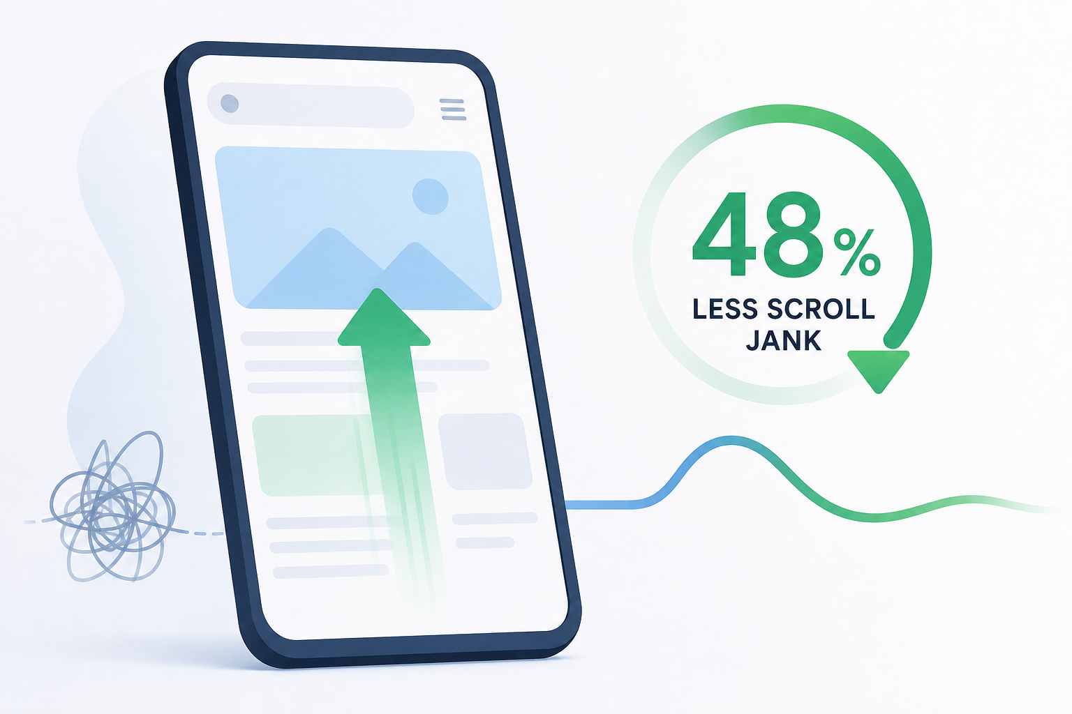 Google reduced Chrome for Android scroll jank by 48%