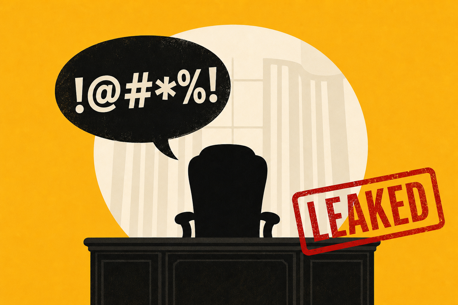 Trump’s Foul-Mouthed Oval Office Meltdown Is Leaked