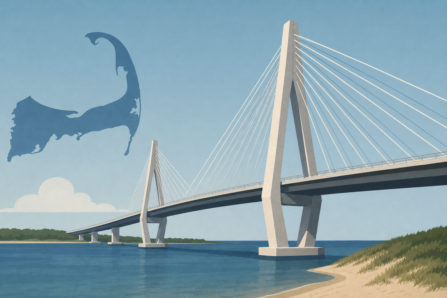Massachusetts unveils renderings for Cape Cod’s new Sagamore Bridge