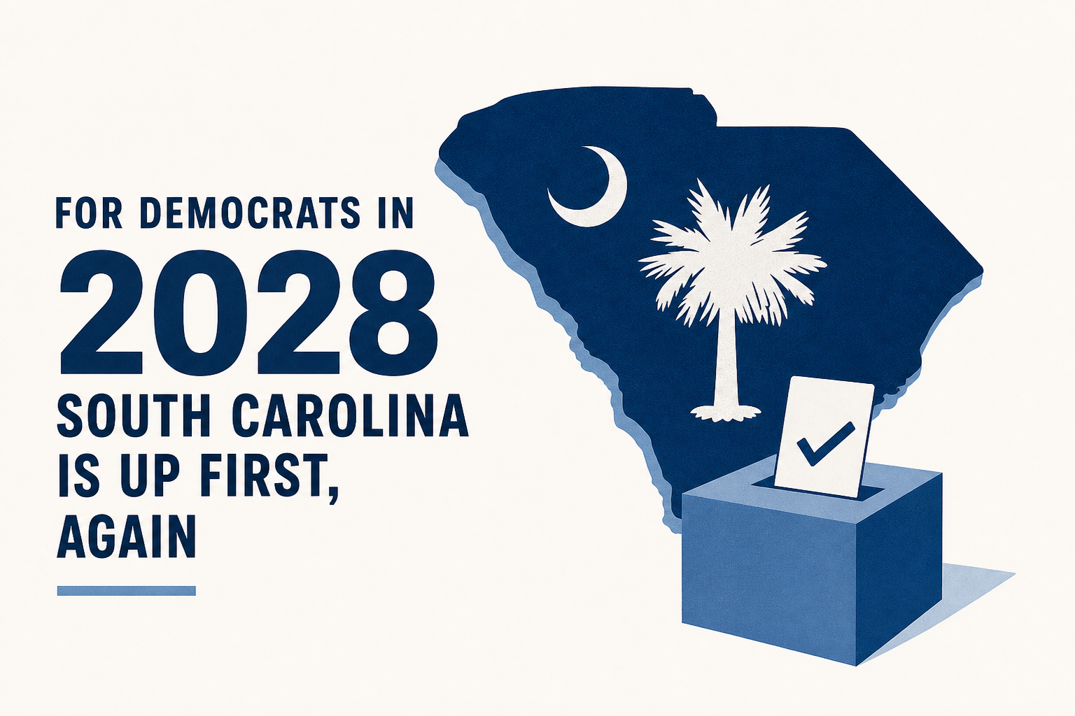For Democrats in 2028, South Carolina is up first, again : NPR