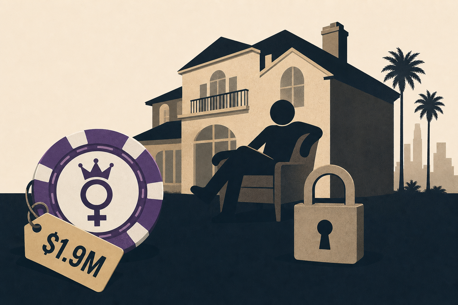 Unhinged French squatter takes over female poker champ's $1.9M LA mansion