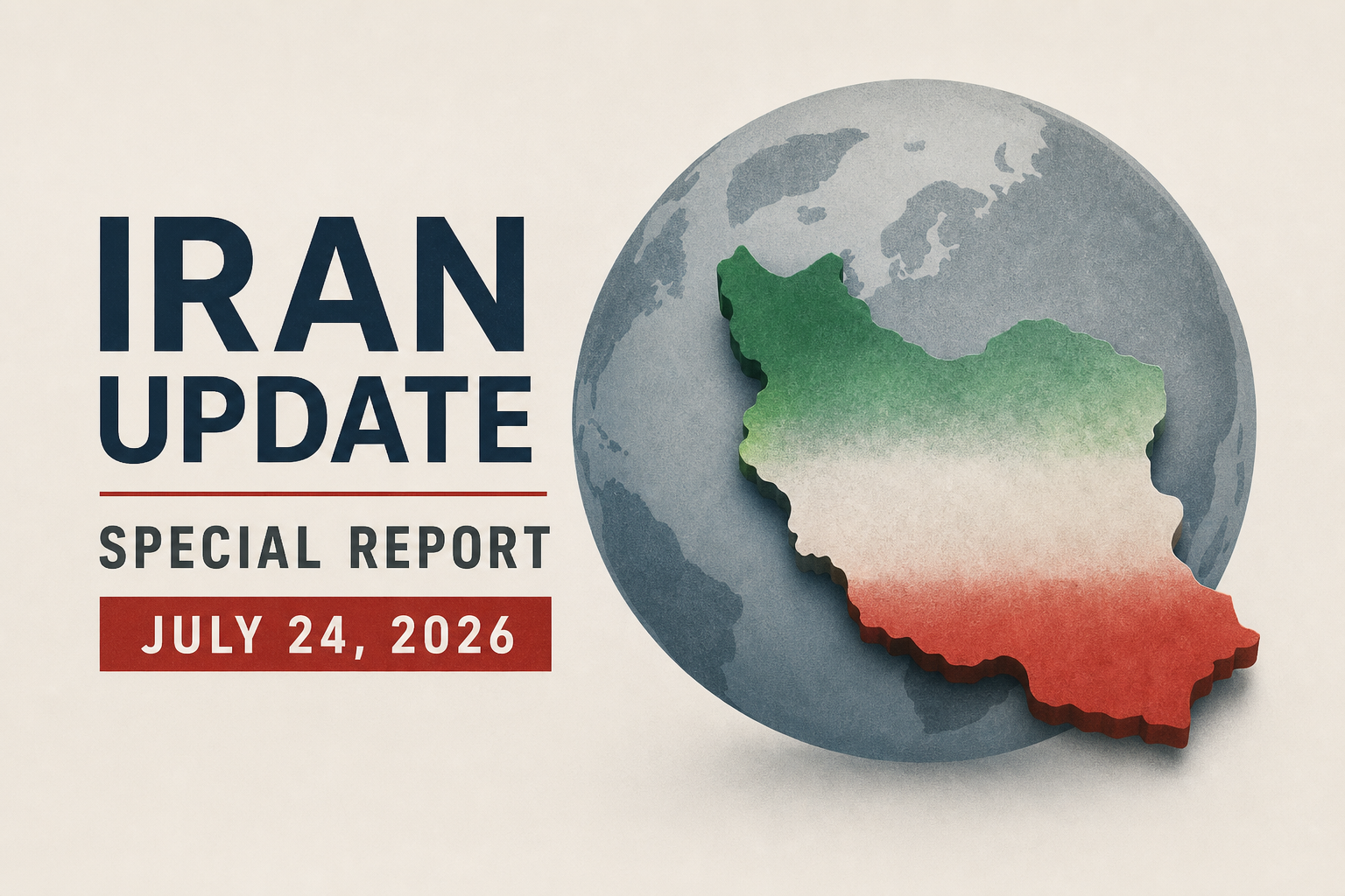 Iran Update Special Report, July 24, 2026
