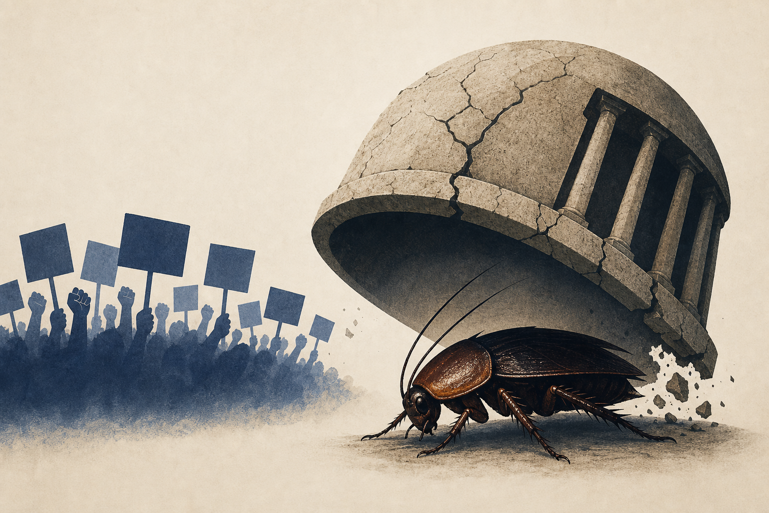 “Cockroach Democracy”: Arundhati Roy on India’s Youth-Led Protest Movement & Modi’s Collapsing Support