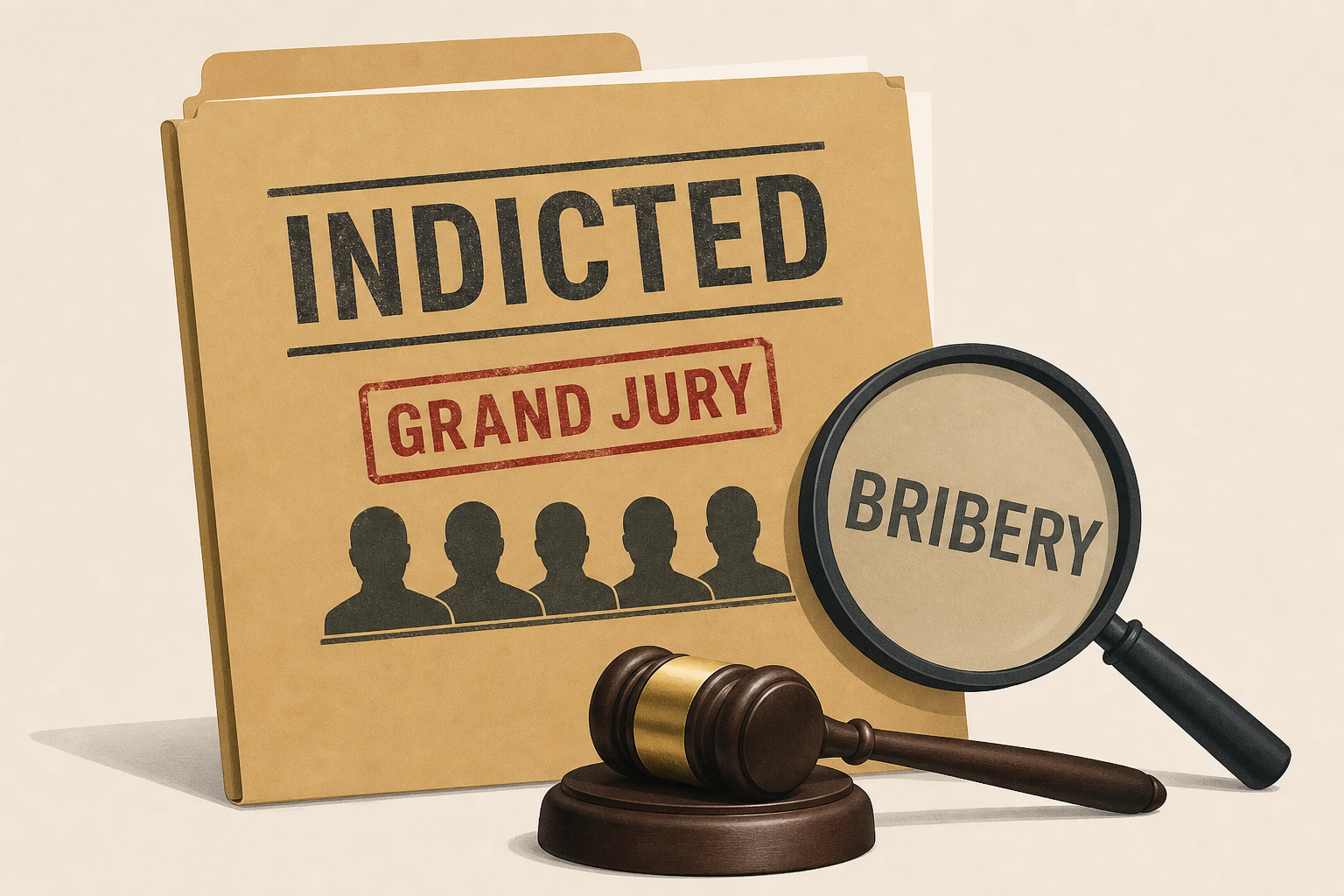 Luke among 5 indicted by grand jury following massive bribery probe