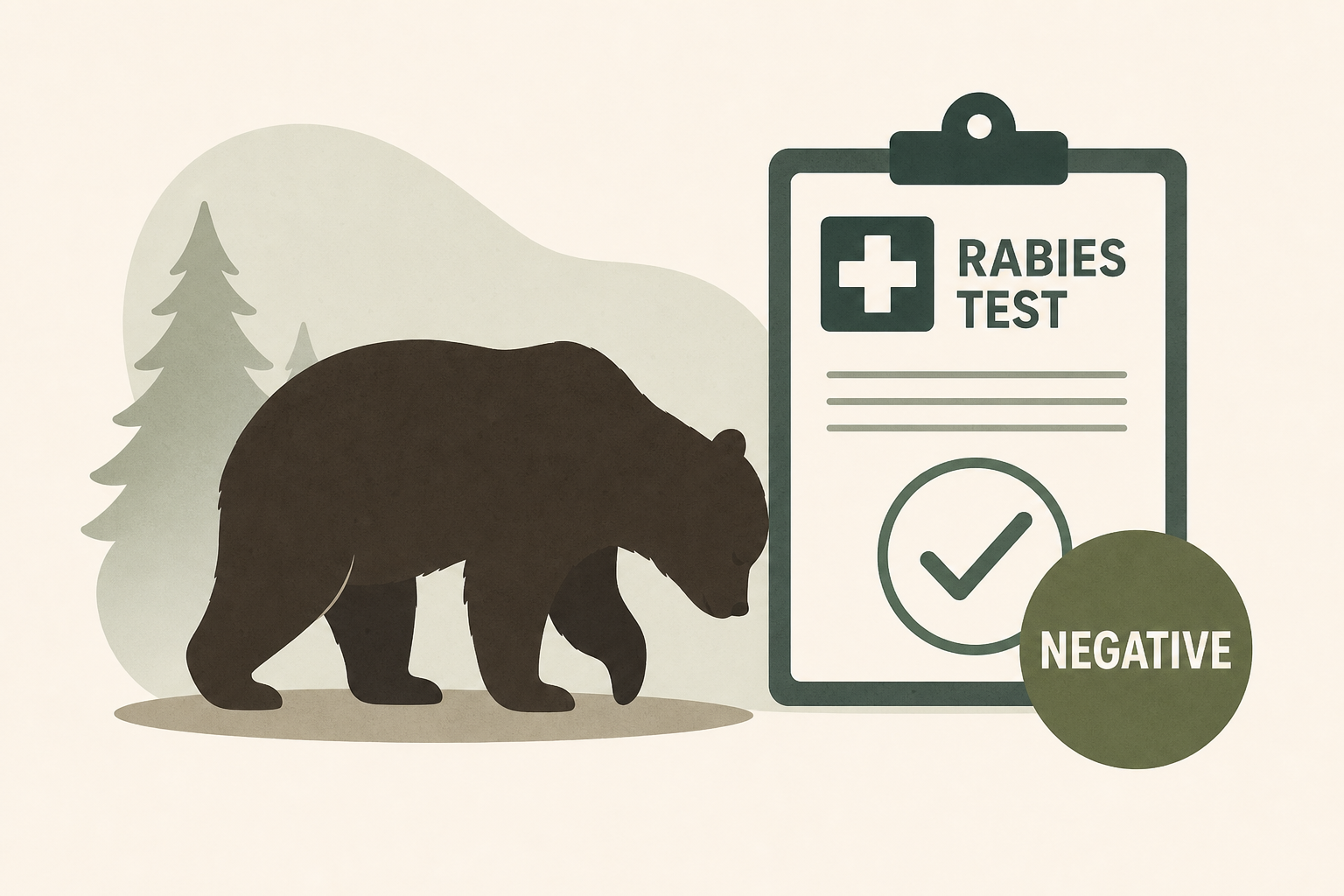 Young bear euthanized after lethargic behavior, tests negative for rabies
