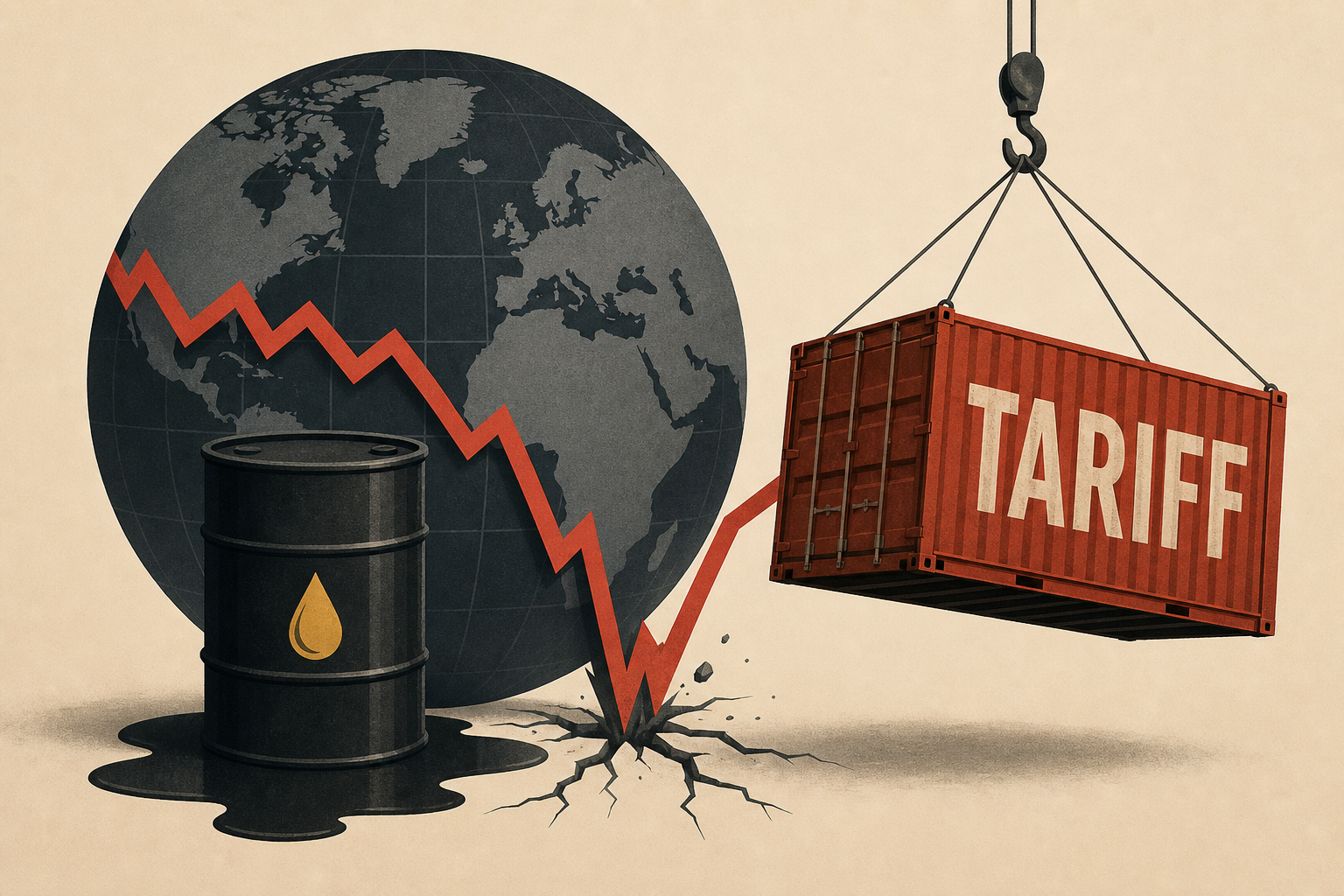 A Global Economy Jolted by an Oil Shock Now Gets a Tariff Reminder