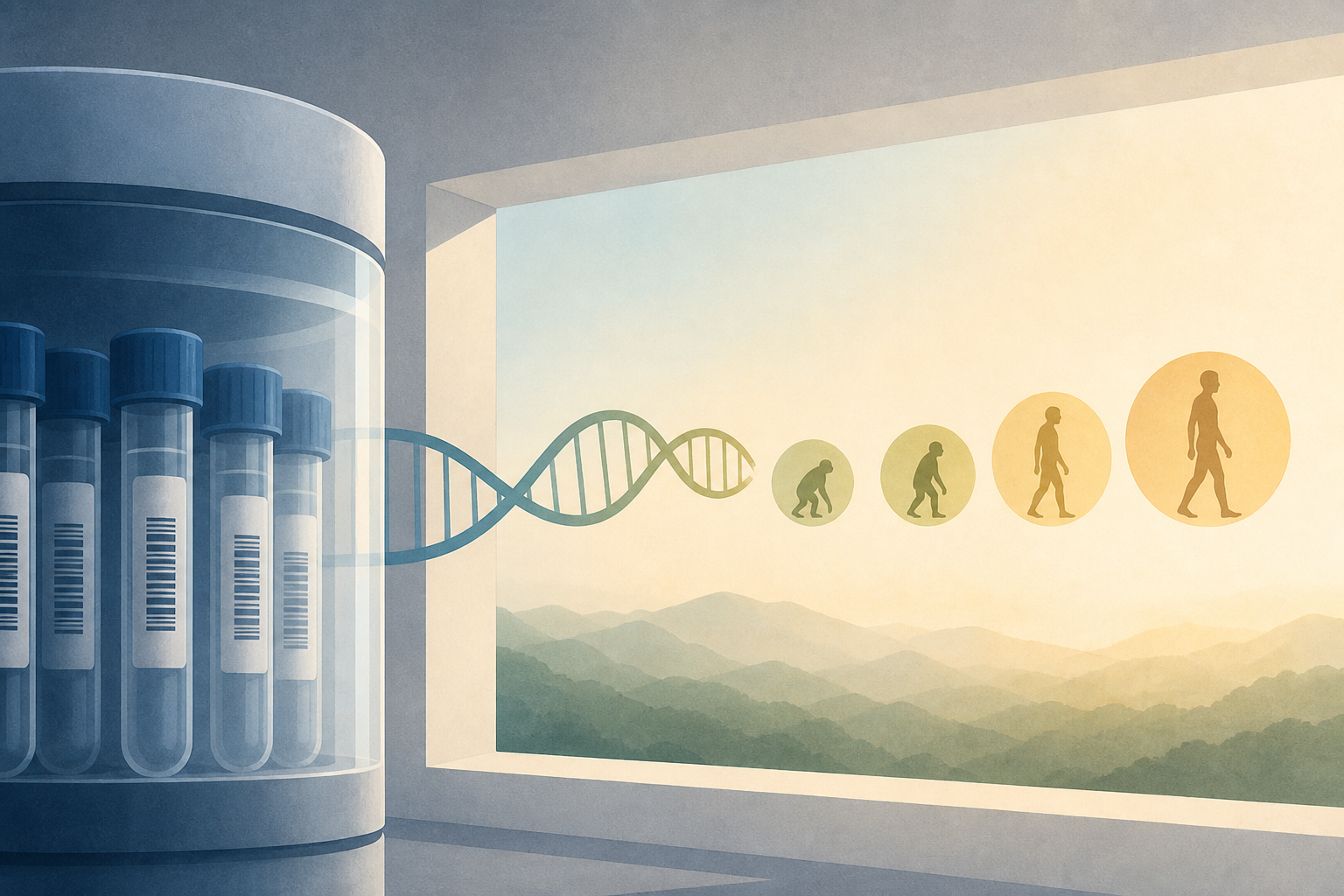 Scientists turn modern biobanks into a new window on human evolution
