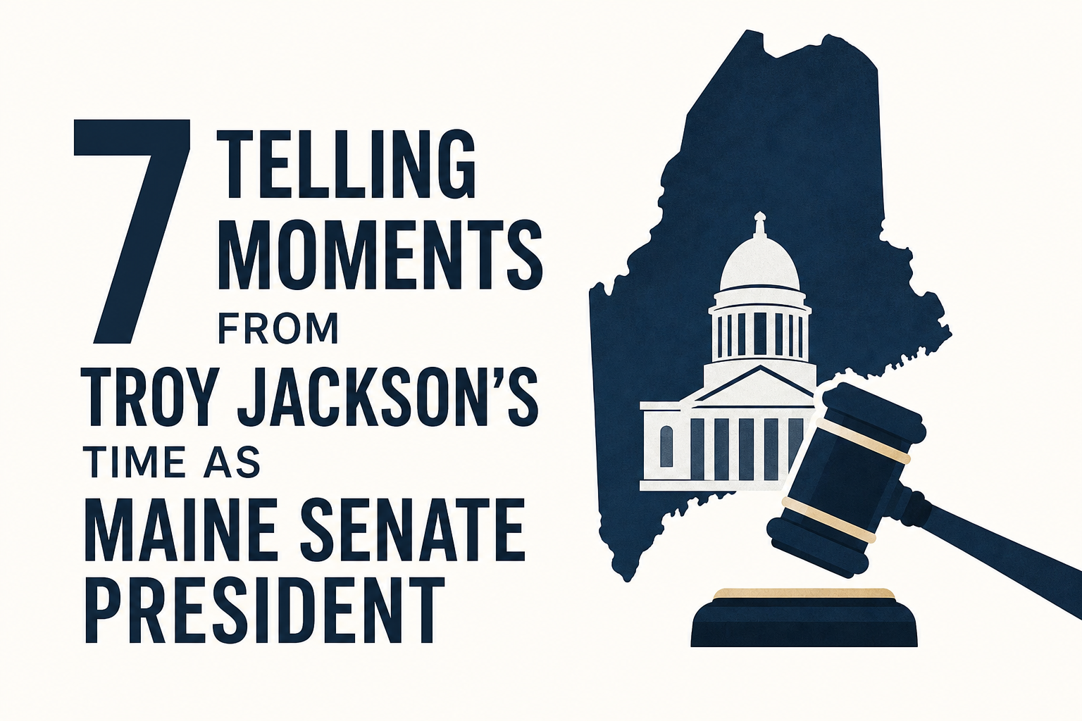7 telling moments from Troy Jackson’s time as Maine Senate president
