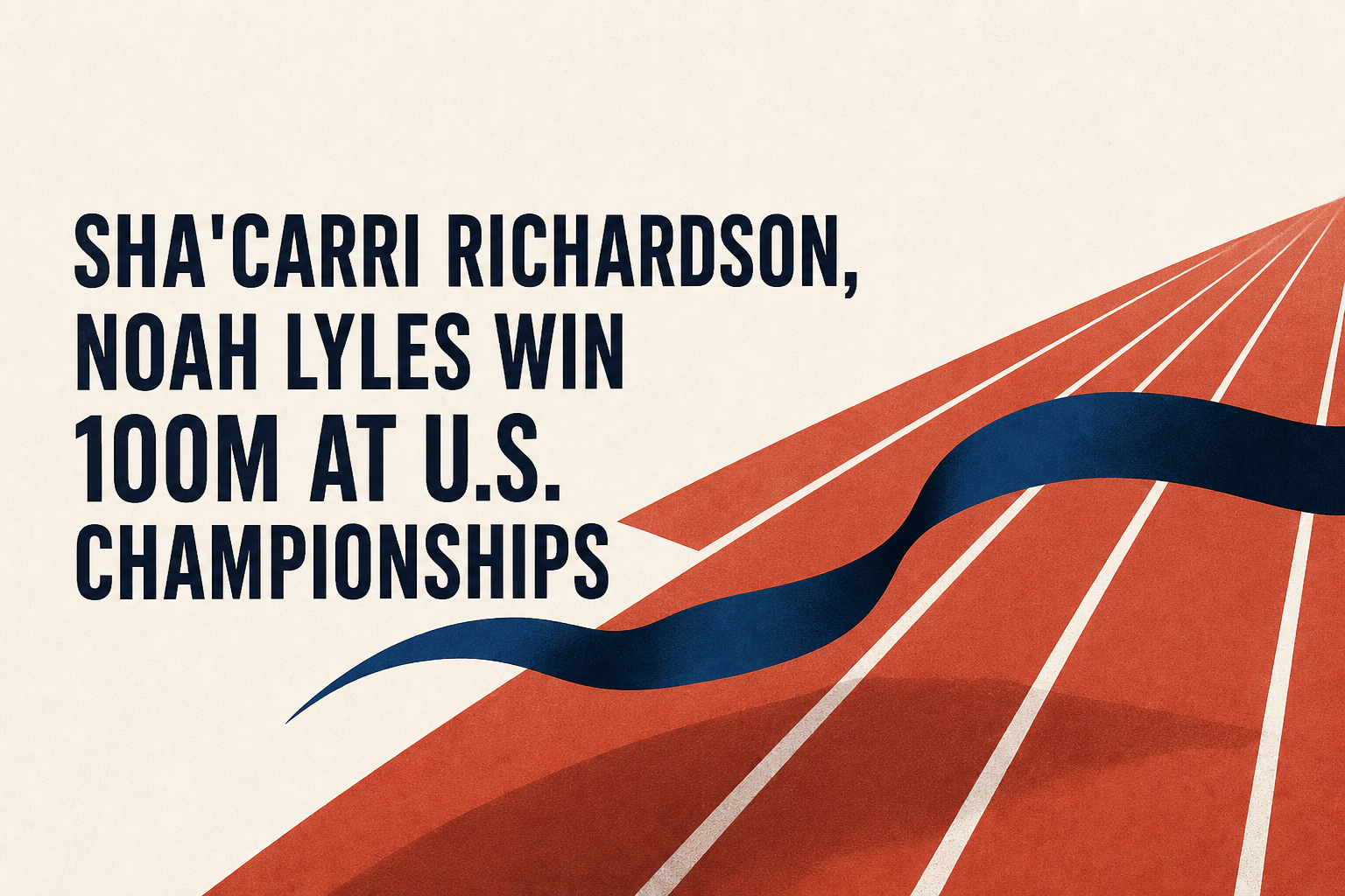Sha'Carri Richardson, Noah Lyles win 100m at U.S. championships