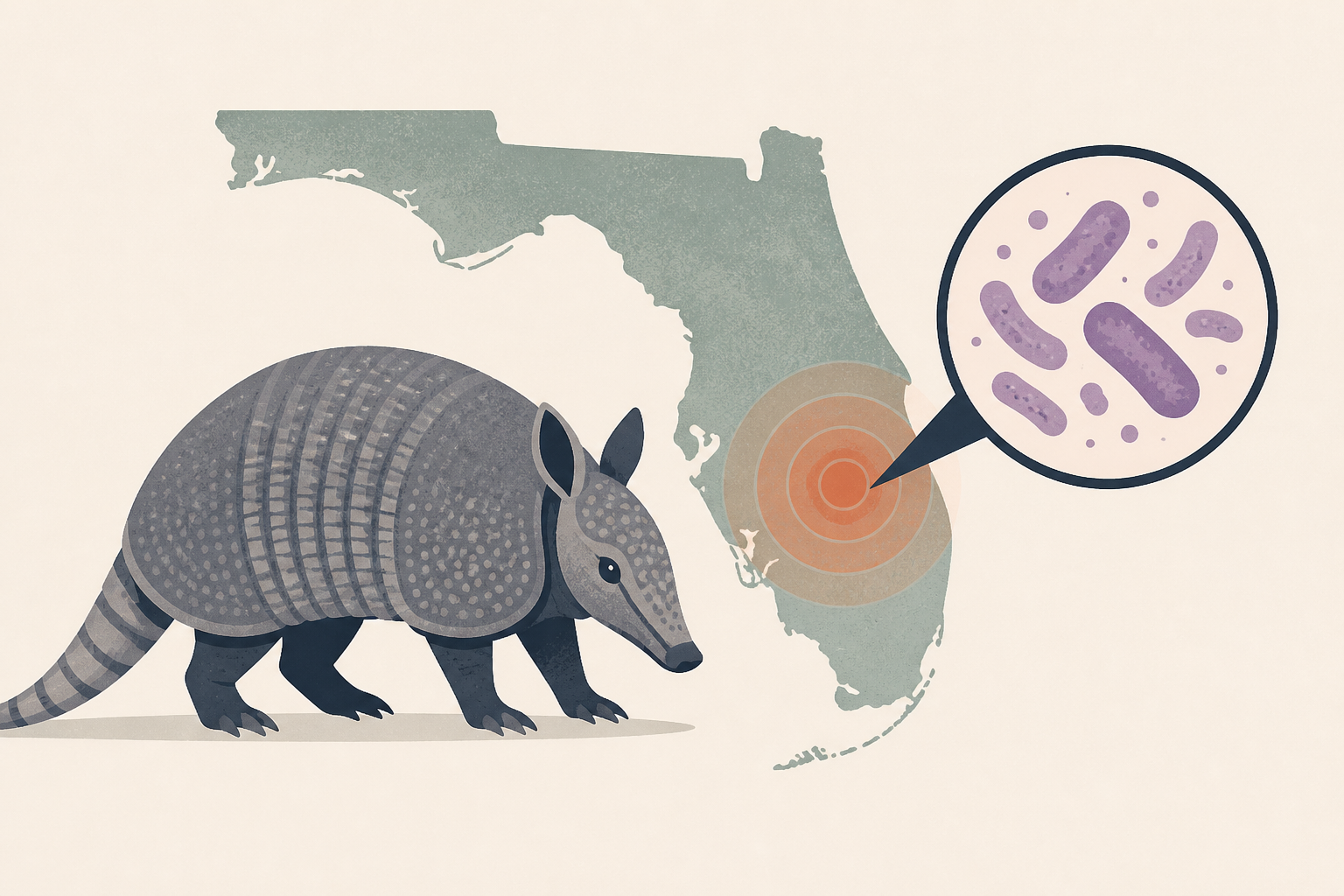 Armadillos likely behind Florida’s surge in leprosy cases. Here’s what you need to know
