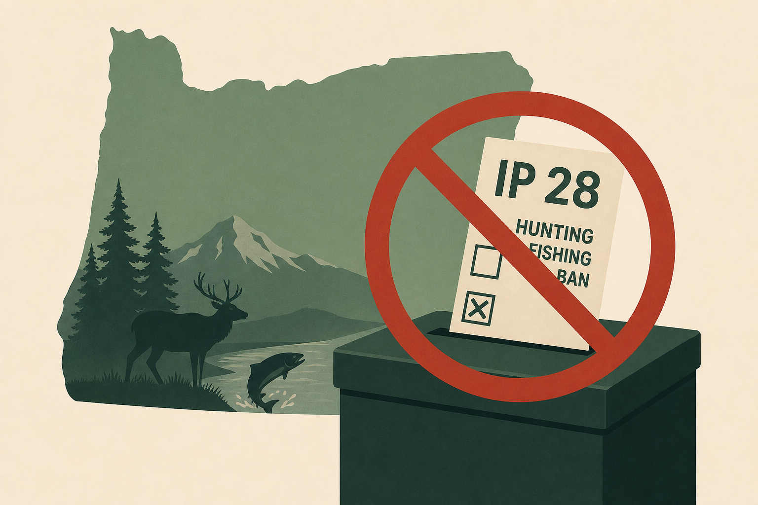 Oregonians will not vote on IP 28 hunting, fishing ban in November