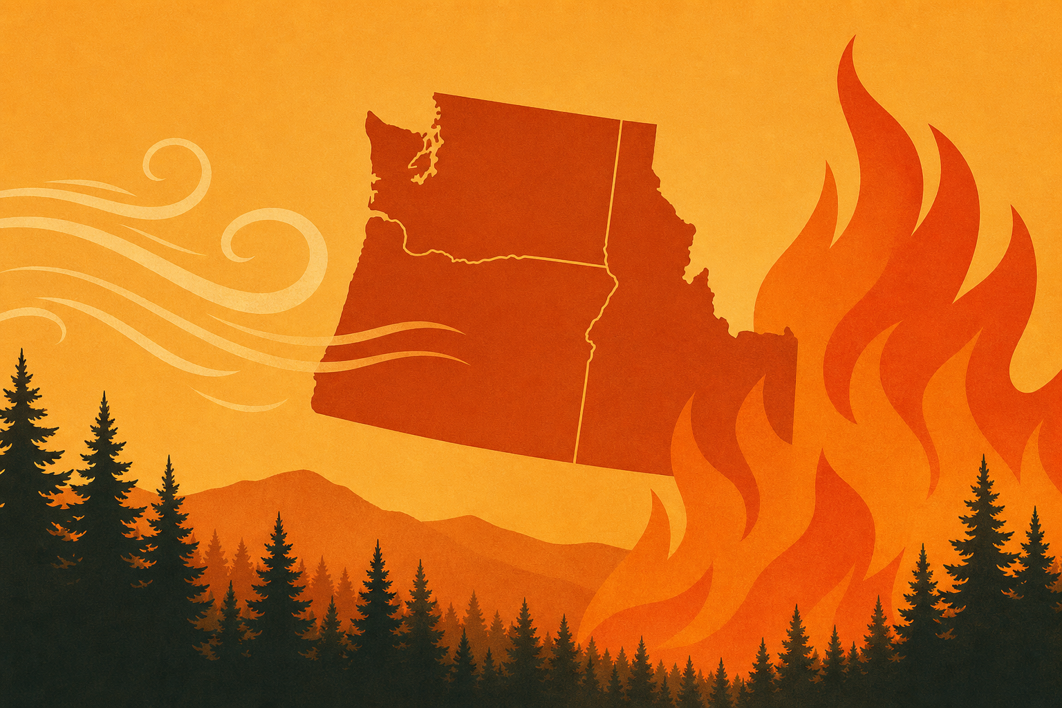 Critical Wildfire Weather in Oregon, Idaho and Washington