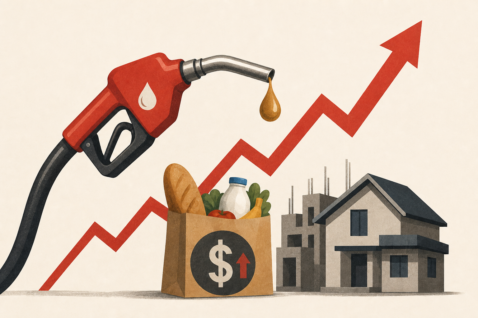 Diesel prices spike amid Iran war, raising cost of groceries, new homes