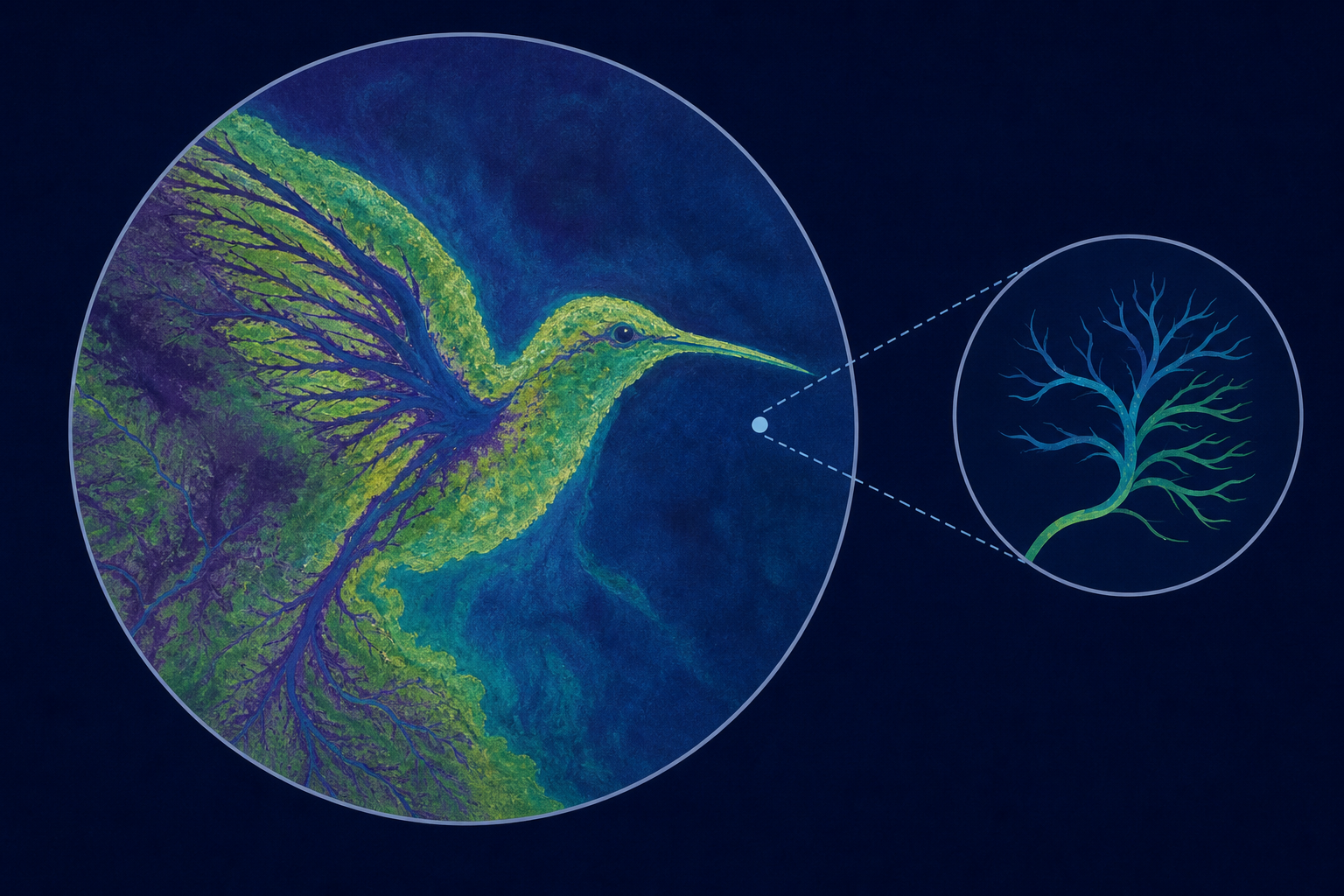 This satellite image of a 'hummingbird' isn't what you think