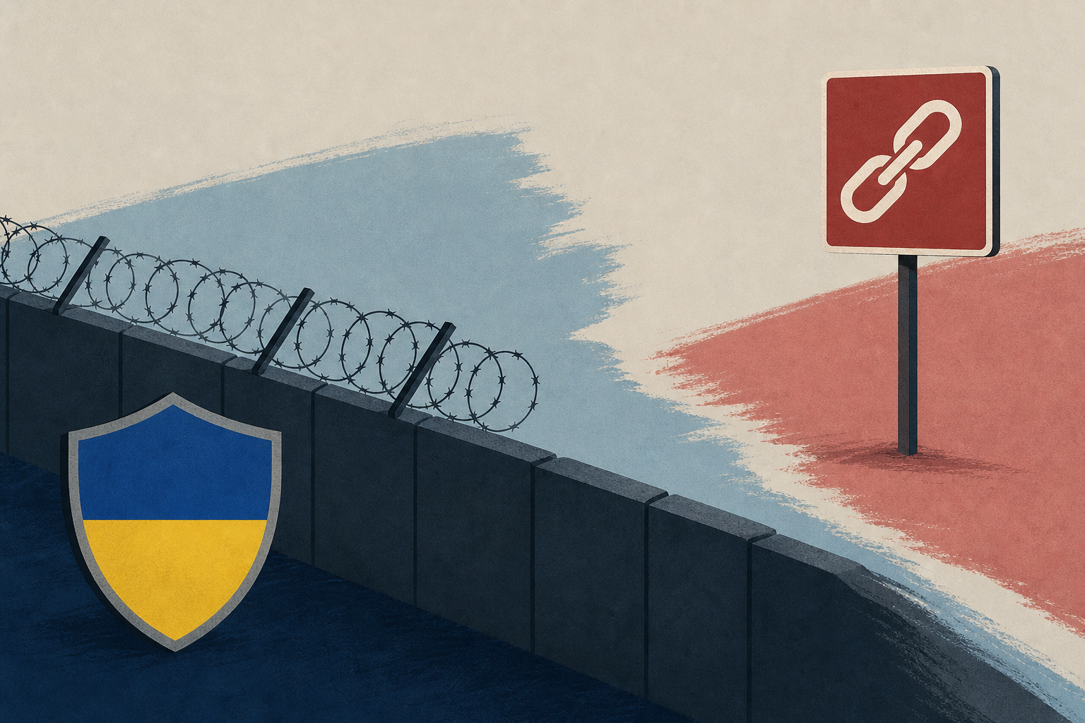 Ukraine is still fortifying its border with Belarus, a Russian ally