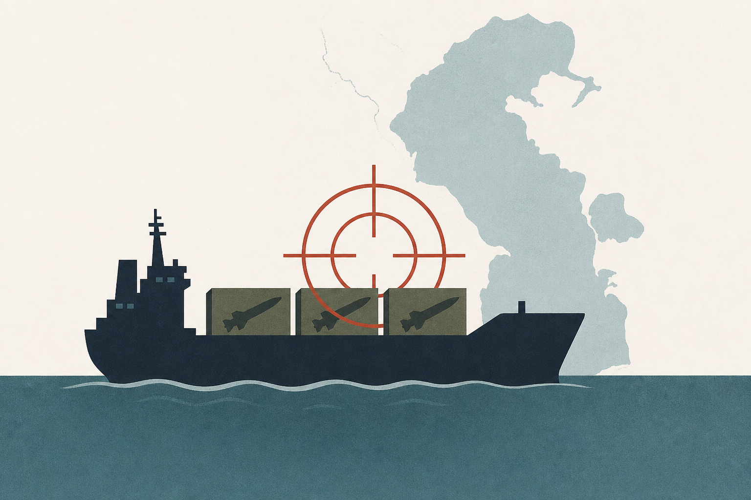 Russian ship carrying Iran-linked military cargo struck in Caspian Sea, Ukraine says