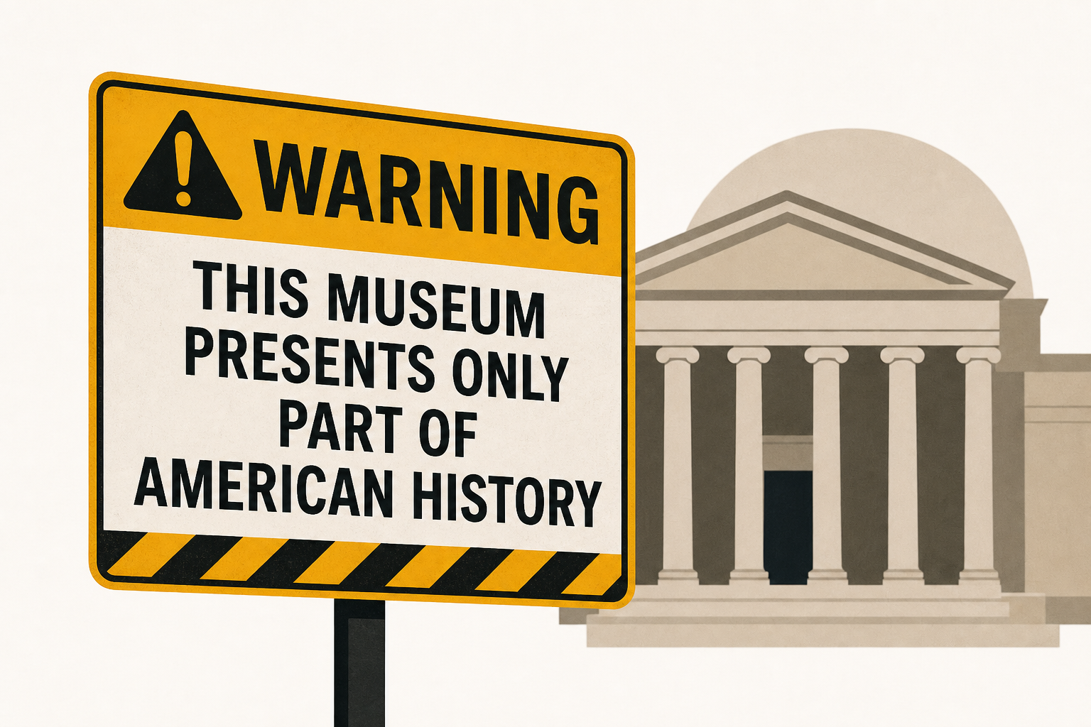 Trump orders signs warning about Smithsonian US history museum