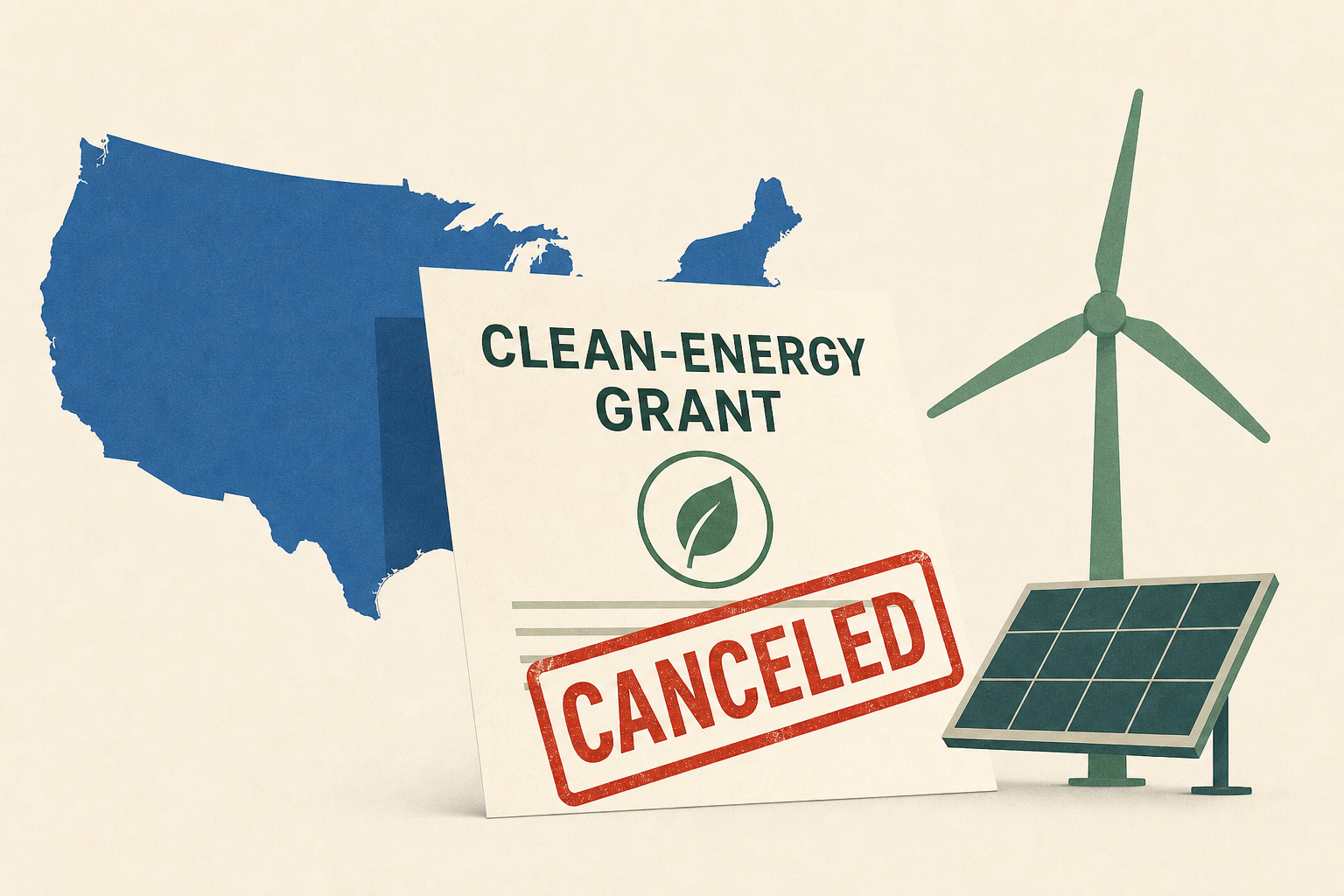 Trump administration admits it canceled clean-energy grants in states that voted for Kamala Harris
