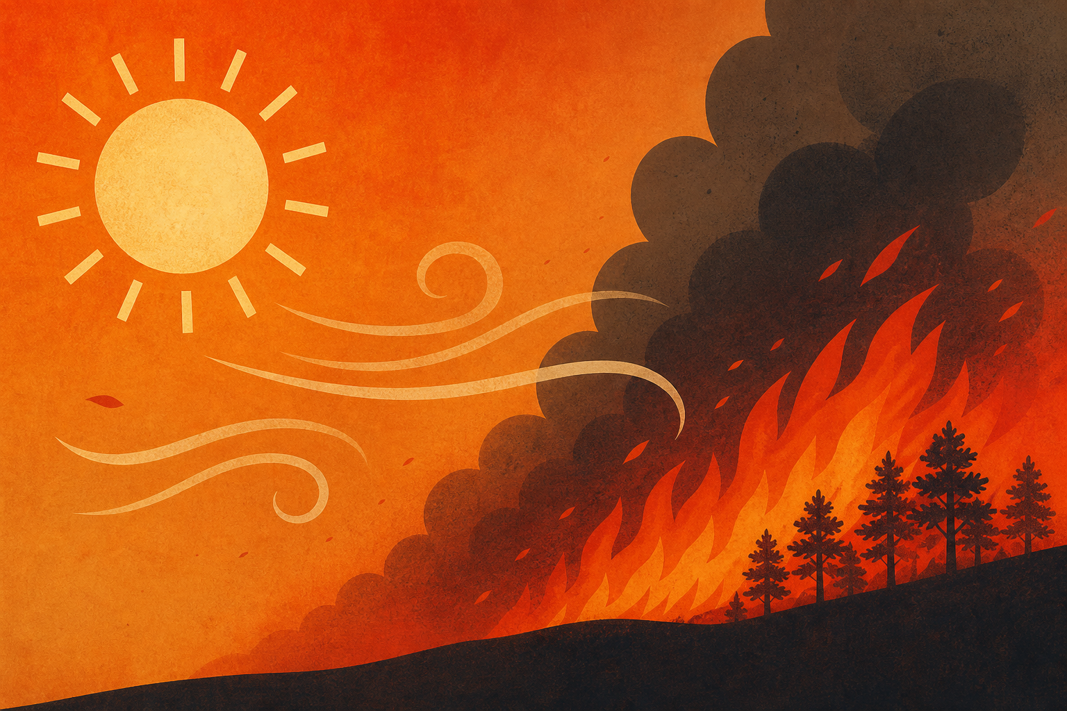 Live Updates: Extreme Heat and Strong Winds Fuel Wildfires in France and Spain
