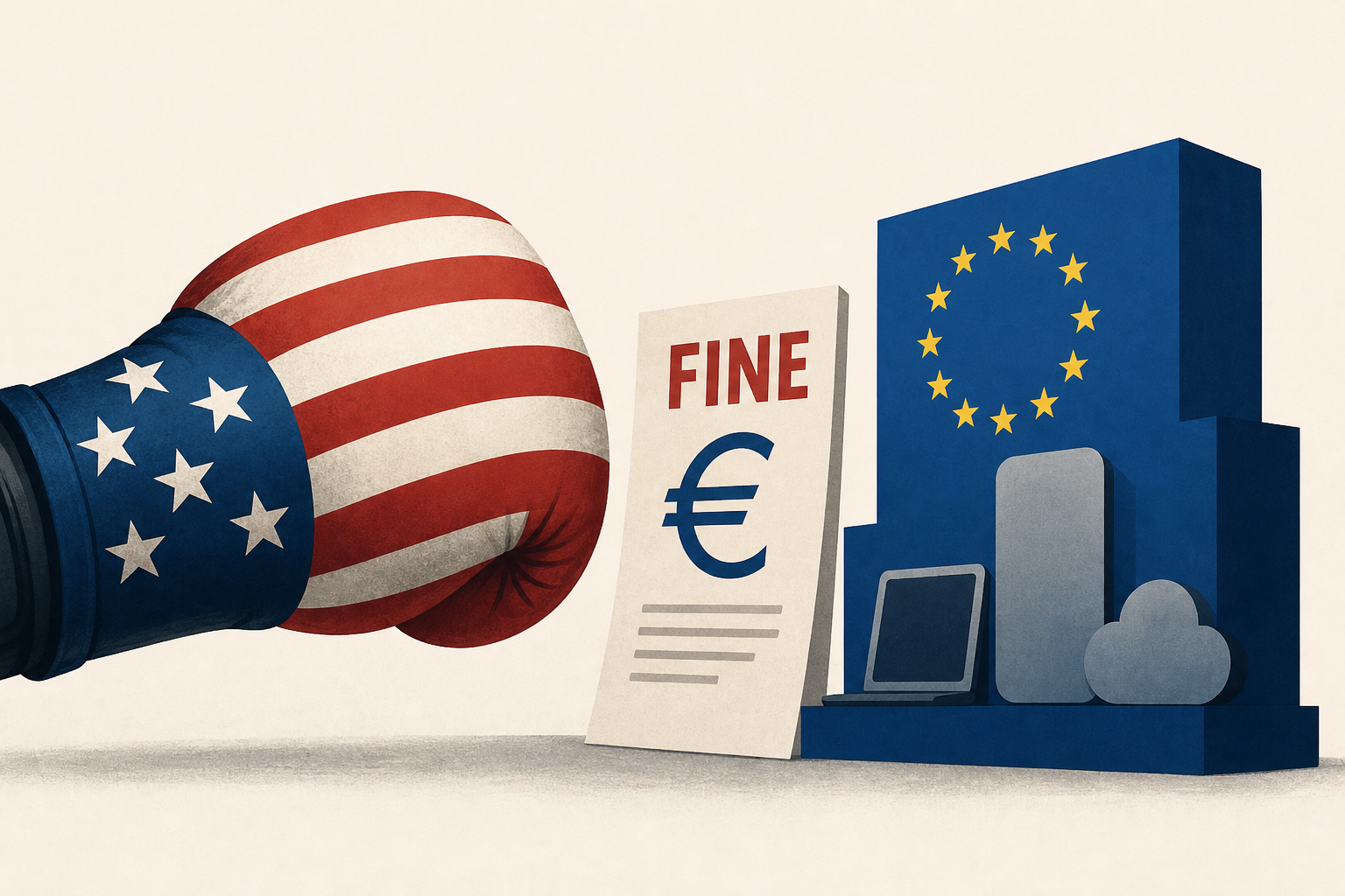 Trump vows retaliation over EU fines against Apple and other US tech giants