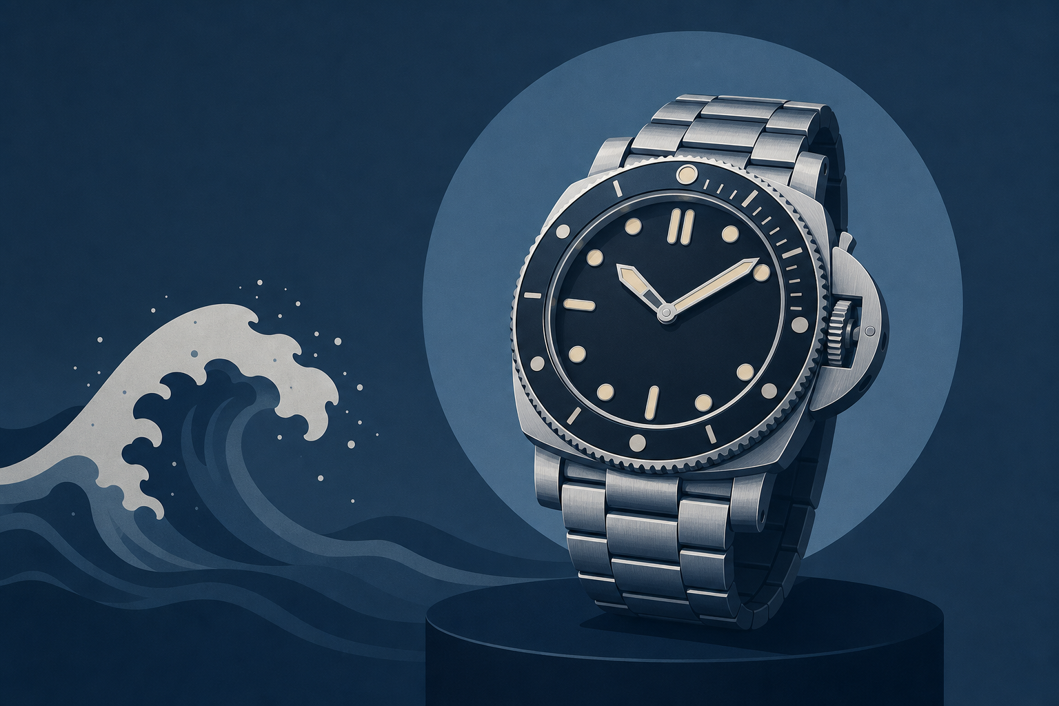 Panerai Submersible PAM01756 Debuts With Steel Bracelet and No-Date Dial