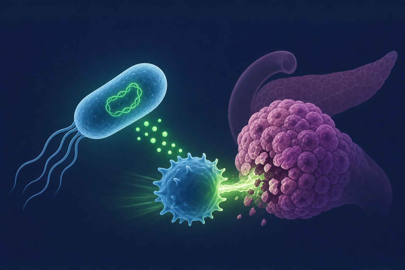 Engineered probiotic bacteria boost immune attack against pancreatic cancer