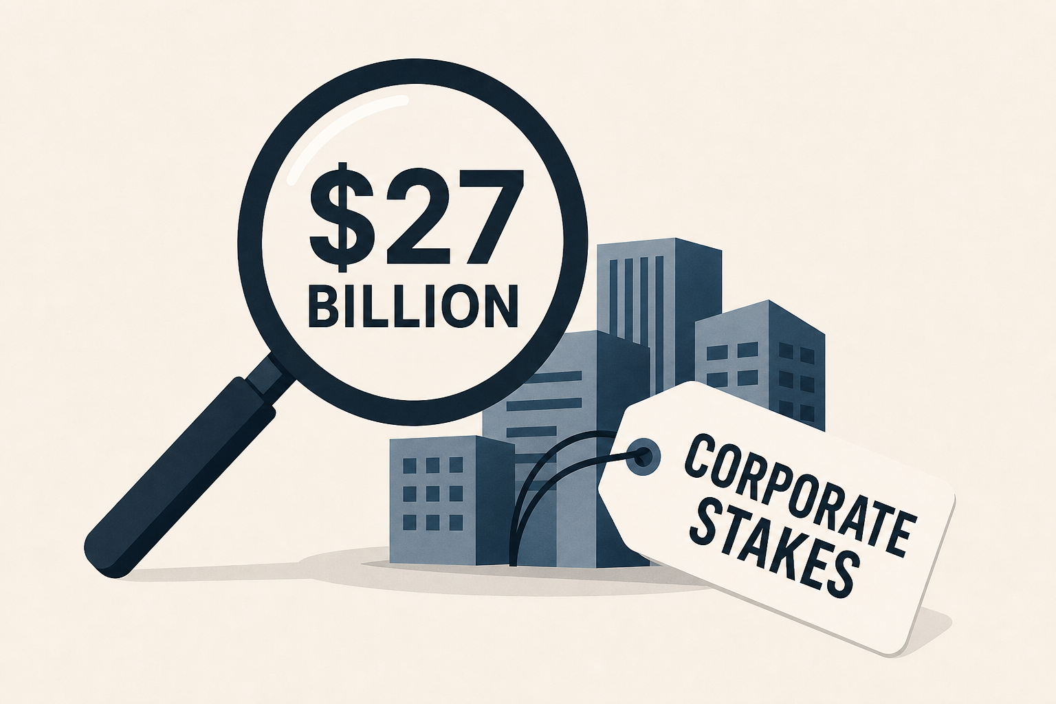 The U.S. government invested $27 billion in corporate stakes. Good luck finding them