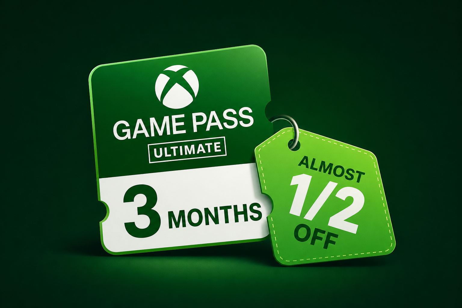 You can get three months of Xbox Game Pass Ultimate for almost half off