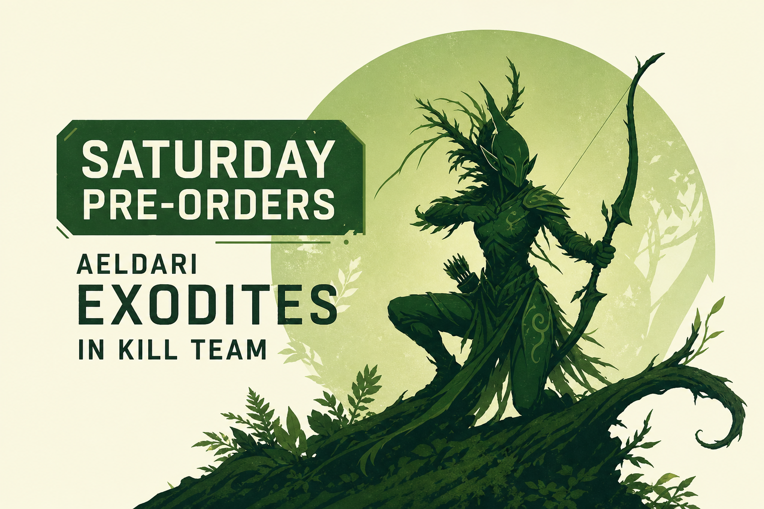 Saturday Pre-orders - Aeldari Exodites in Kill Team