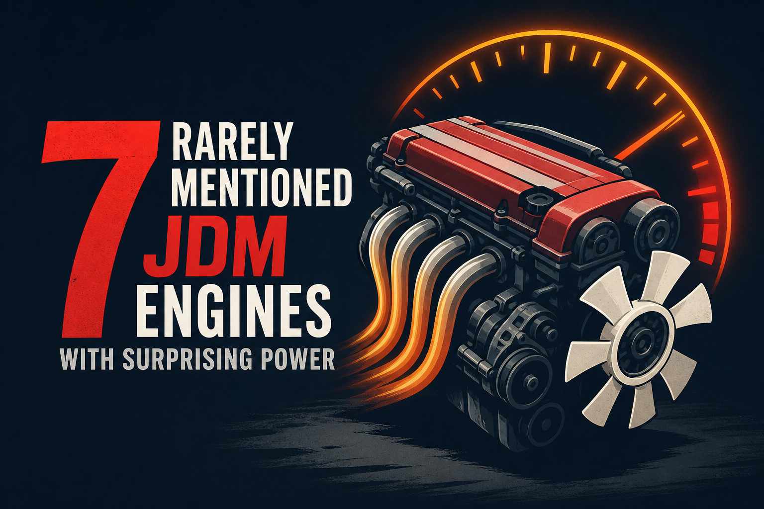 7 Rarely Mentioned JDM Engines With Surprising Power