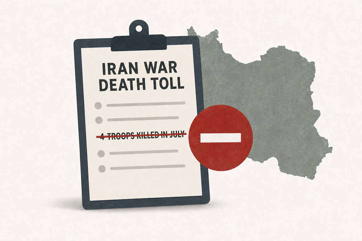 Pentagon's Iran war death toll no longer lists 4 troops killed in July