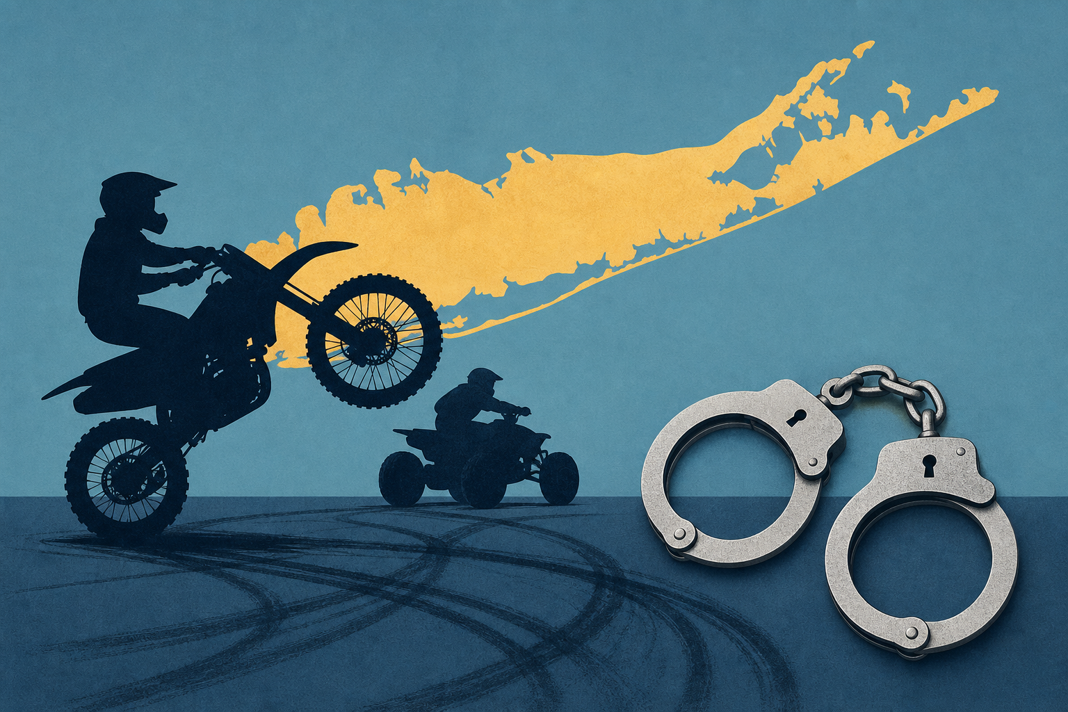 3 arrested after 200-vehicle ATV and dirt bike street takeover on Long Island