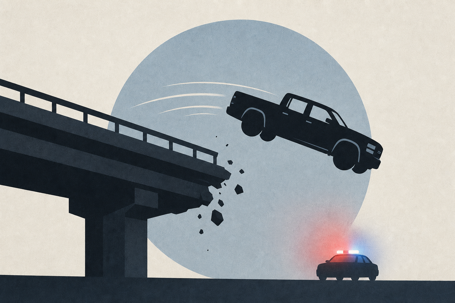 3 dead, 1 critically injured after pickup truck flies off bridge amid ISP chase on SW Side