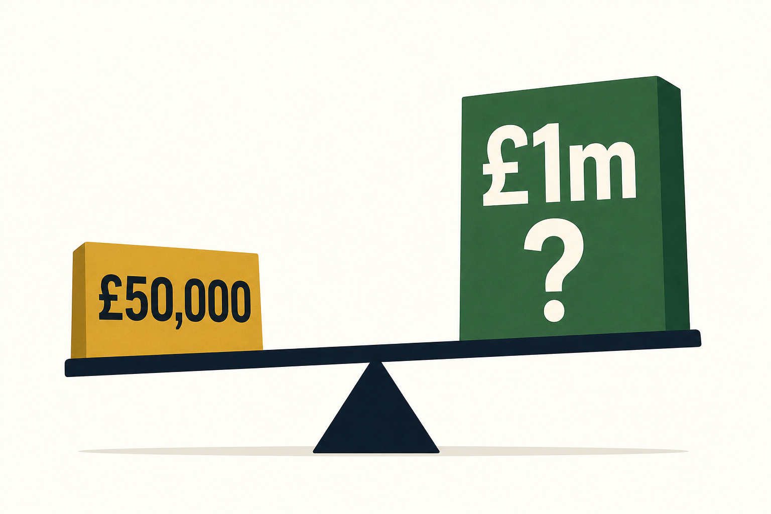 Would you choose £50,000 over the chance of £1m?