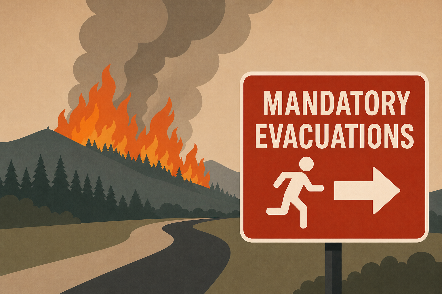 Dove Fire: Mandatory evacuations prompted by vegetation fire in Tuolumne County