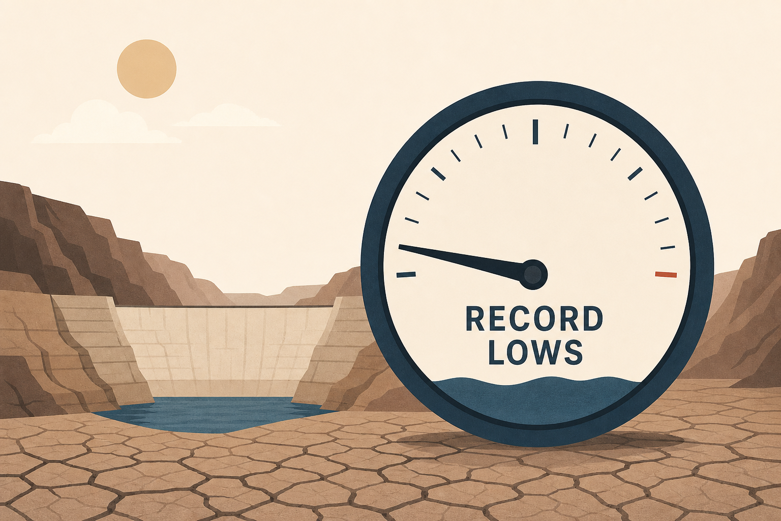 Colorado River reservoirs hit record lows as Trump administration threatens major cuts