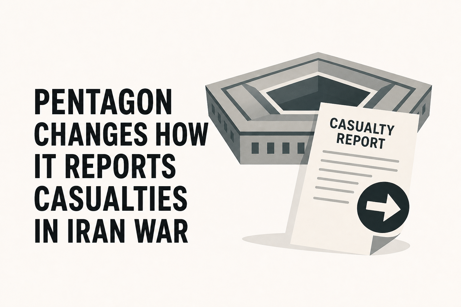 Pentagon Changes How It Reports Casualties in Iran War