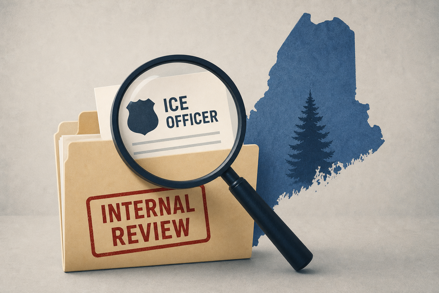 Vetting of ICE officer is under internal review after Maine shooting