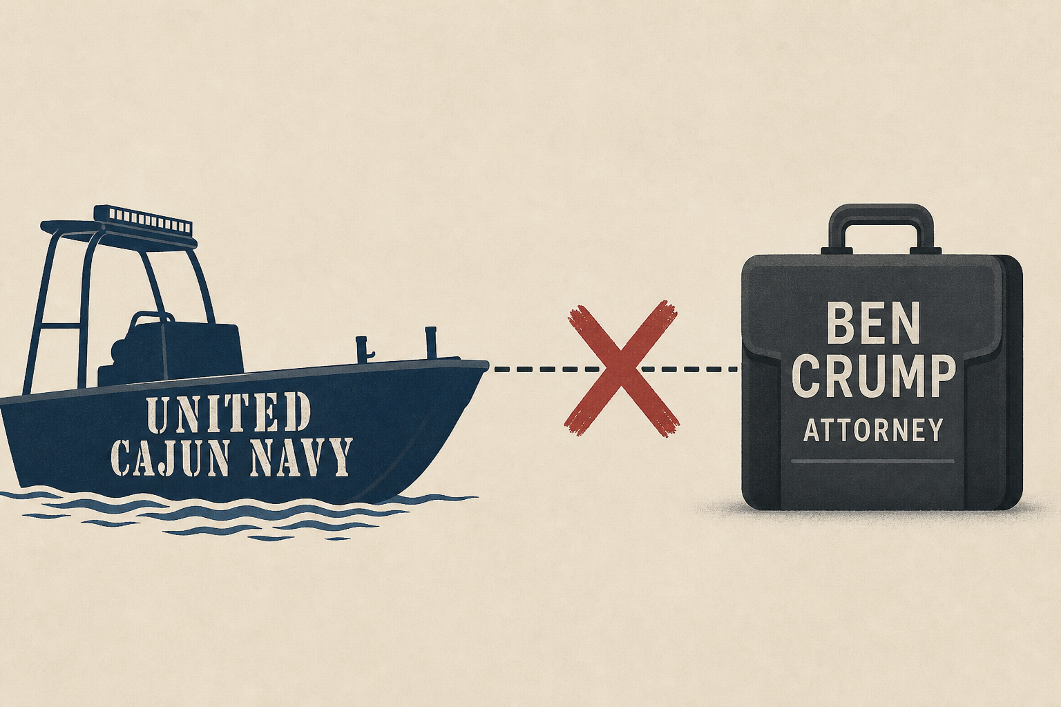United Cajun Navy said they've never spoken to Nolan Wells' family attorney Ben Crump
