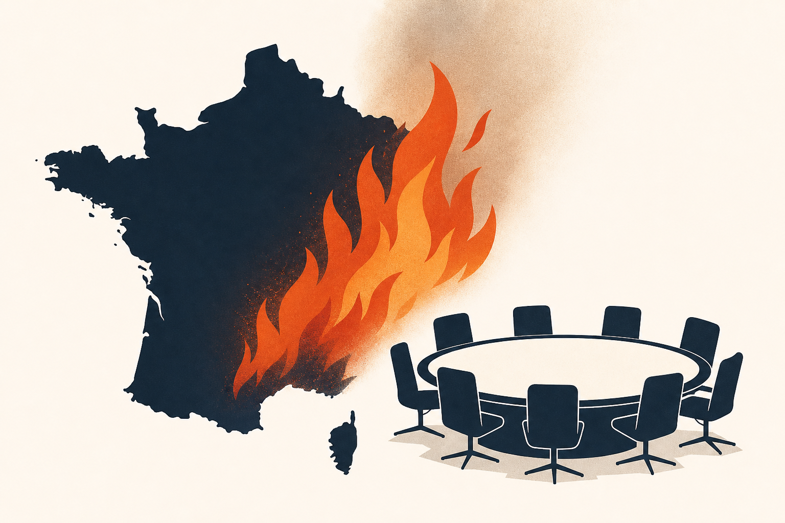 Macron holds crisis meeting as wildfires rage in France